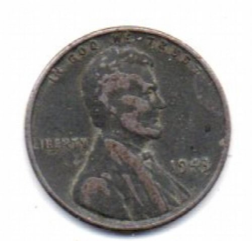 1943 P Lincolin Steel Wheat Cent