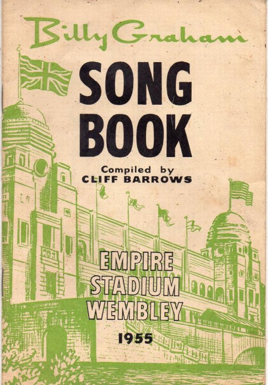 Billy Graham Song Book Empire Stadium Wembly 1955