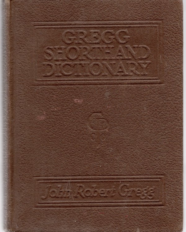 Gregg Shorthand Dictionary
