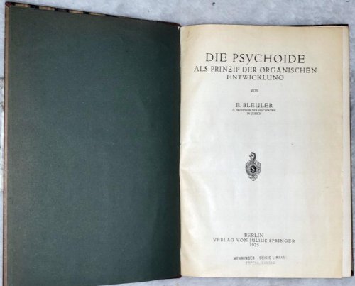 Die Psychoide: Als Prinzip der Organischen Entwicklung