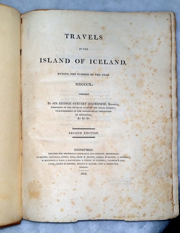 Travels in The Island of Iceland during the Summer of the Year MDCCCX