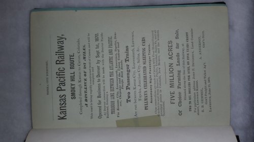 Biennial Directory of the City of Topeka Embracing the Inhabitants, Business Firms, Incorporated Companies and Manufacturing Establishments. Together with a Historical Sketch.