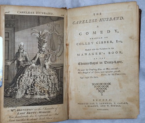 [T]he Provok'd Husband; or, A Journey to London [with] The Drummer; or the Haunted House [with] Love Makes a Man: Or, the FOP's Fortune [with] The Careless Husband [with] The Funeral; or Grief A-La-Mode