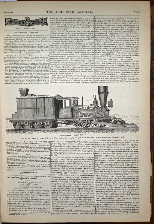 Railroad Gazette: A Journal of Transportation, Engineering and Railroad News. Ninth Quarto Volume. From January 1, 1877, to December 31, 1877.