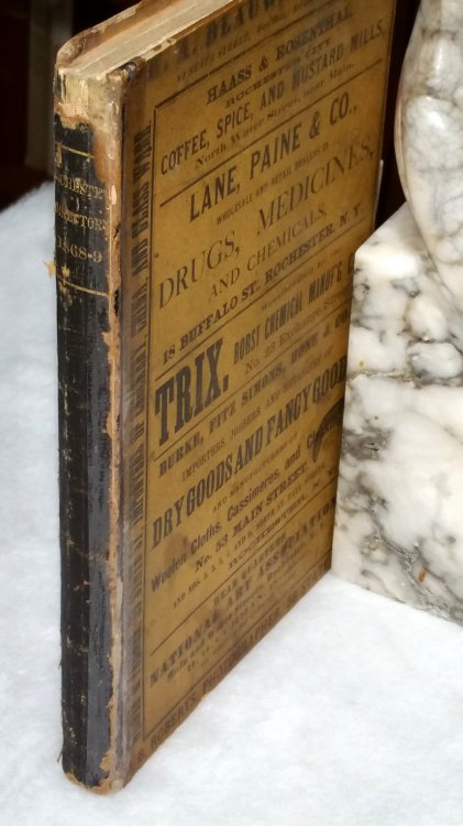 The Rochester Directory, Containing a General Directory Of the Citizens, a Business Directory, and a Record of the City Government, Its Institutions, &c. For 1868