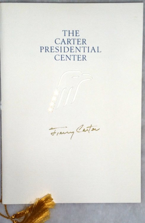 Program for the Carter Presidential Center Dedication, October 1, 1986