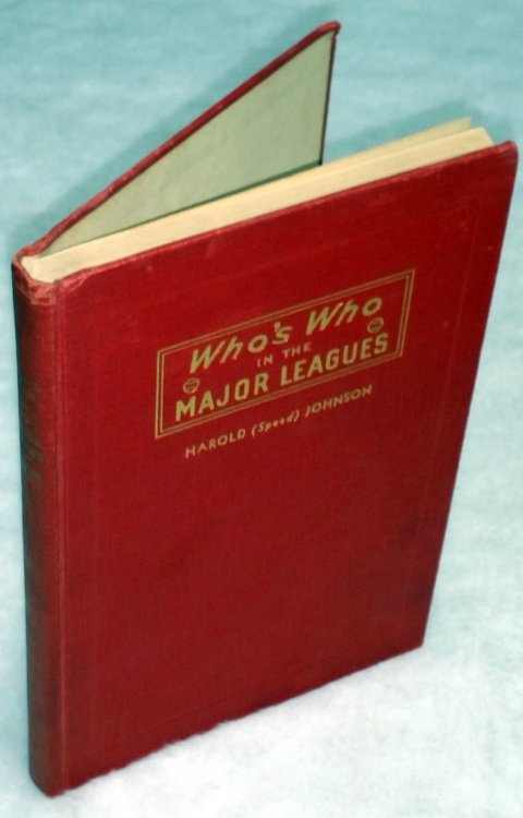 Who's Who In the American League (1935 Edition) [with] Who's Who in the National League (1935 [Two Parts Bound as One Volume Titled 