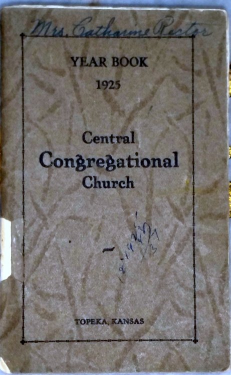 Year Book, Central Congregational Church