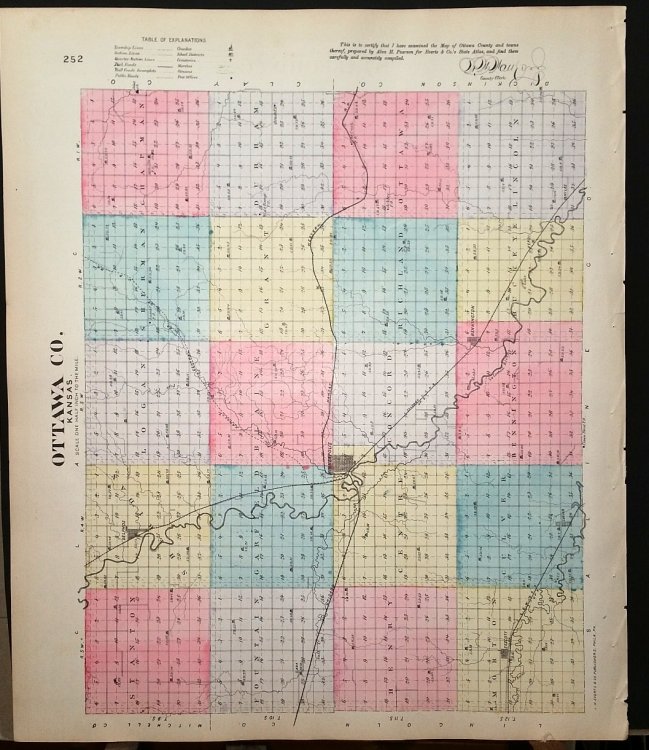 [Map] Minneapolis (of Ottawa County, Kansas) [backed with] Ottawa Co.