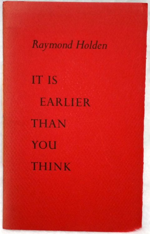 It is Earlier Than You Think