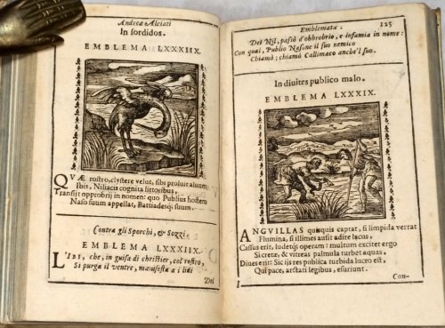 Emblemi di Andrea Alciato Huomo Chiarissimo dal Latino nel Vulgare Italiano Ridotti.
