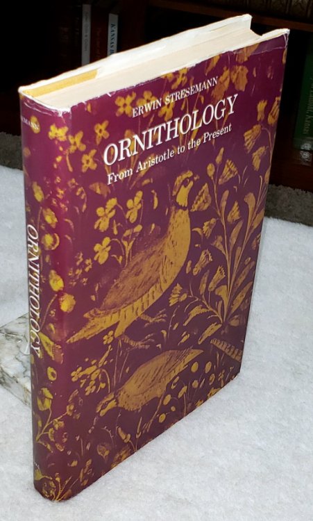 Ornithology from Aristotle to the Present