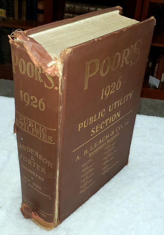 Poor's Public Utility Section, 1926