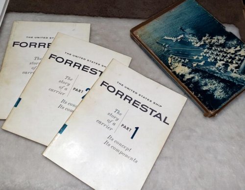 The United States Ship Forrestal: The Story of a Carrier, Its Concept; Its Components (Three Volumes)