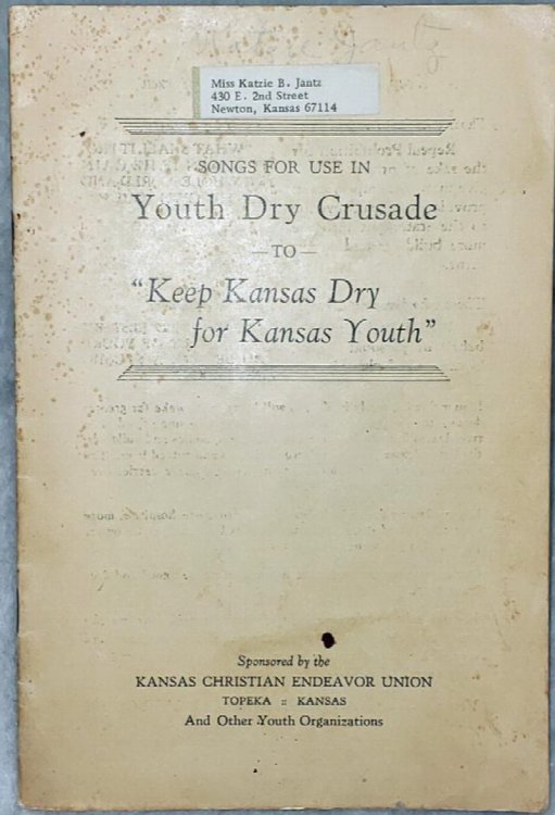 Songs for Use in Youth Dry Crusade to 