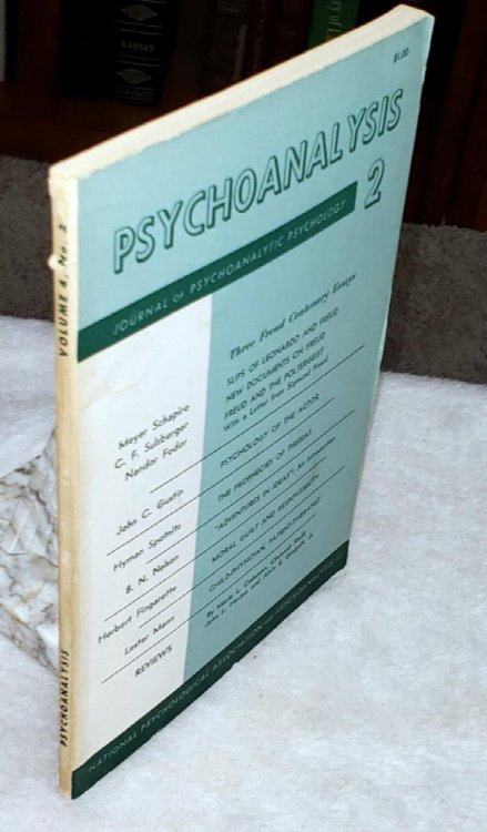 Psychoanalysis: Journal of Psychoanalytic Psychology, Volume 4, Number 2 (Winter 1955-56)