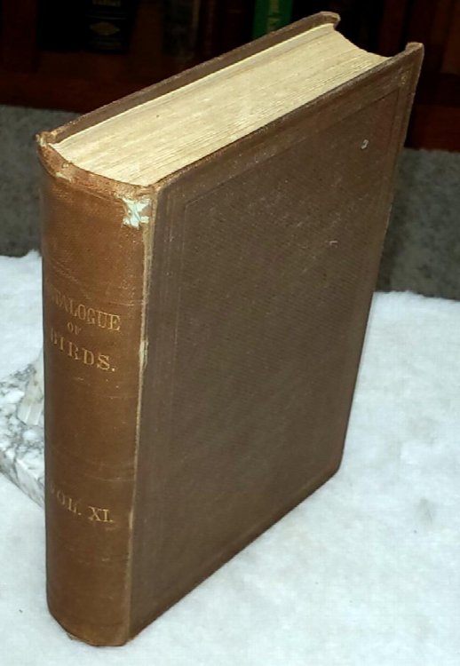 Catalogue of the Birds in the British Museum. Volume XI (11): Catalogue of the Passeriformes, or Perching Birds, in the Collection of the British Museum. Fringilliformes: Part II. Containing the Families Coerebidae, Tanagridae, and Icteridae