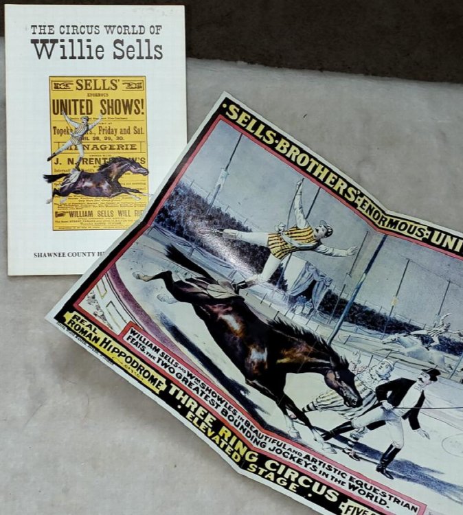 The Circus World of Willie Sells: With Accounts of Circus Performances in Topeka, 1858-1908 (Bulletin No. 60 of the Shawnee County Historical Society)