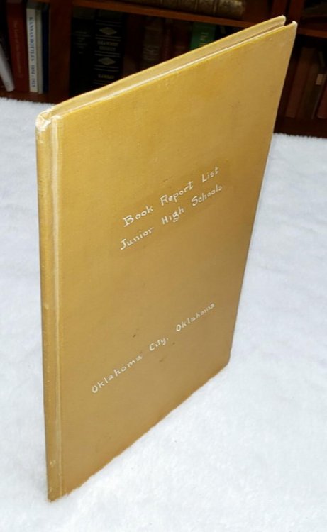 Book Report List for Junior High Schools, Oklahoma City, Oklahoma