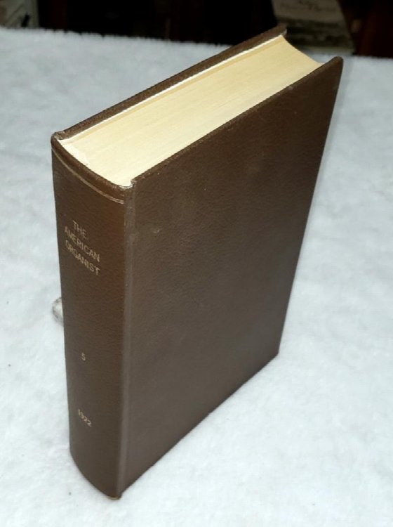 Image for The American Organist, Volume 5, Number 1 Through Number 12 The American Organist, Volume 5, Number 1 Through Number 12