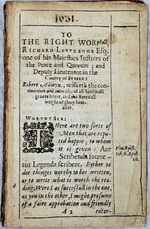 The Oyle of Gladnesse [Gladnes]: or, Musicke at the House of Mourning Deliuered in III Severall Sermons by Rob: Allvvyn