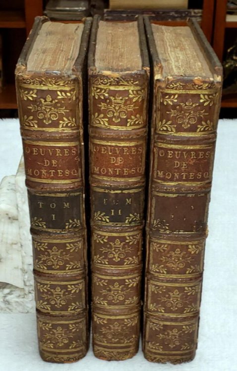 Oeuvres De Monsieur De Montesquieu (Three Volumes)