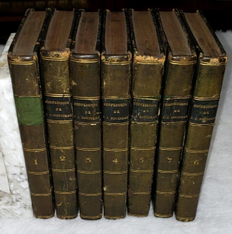 Confessions De J. J. Rousseau, Citoyen De Geneve. Suivies Des Reveries Du Promeneur Solitaire (Seven Volumes)