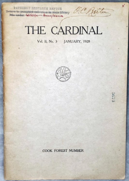 The Cardinal, Vol. II, No. 3, January, 1928 Cook Forest Number