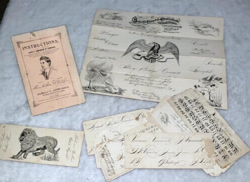 Instructions Gaskell's Compendium of Self-Teaching Penmanship