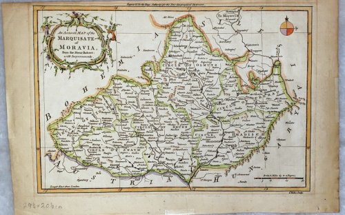 An Accurate Map of the Marquisate of Moravia from the Sieur Robert With Improvements