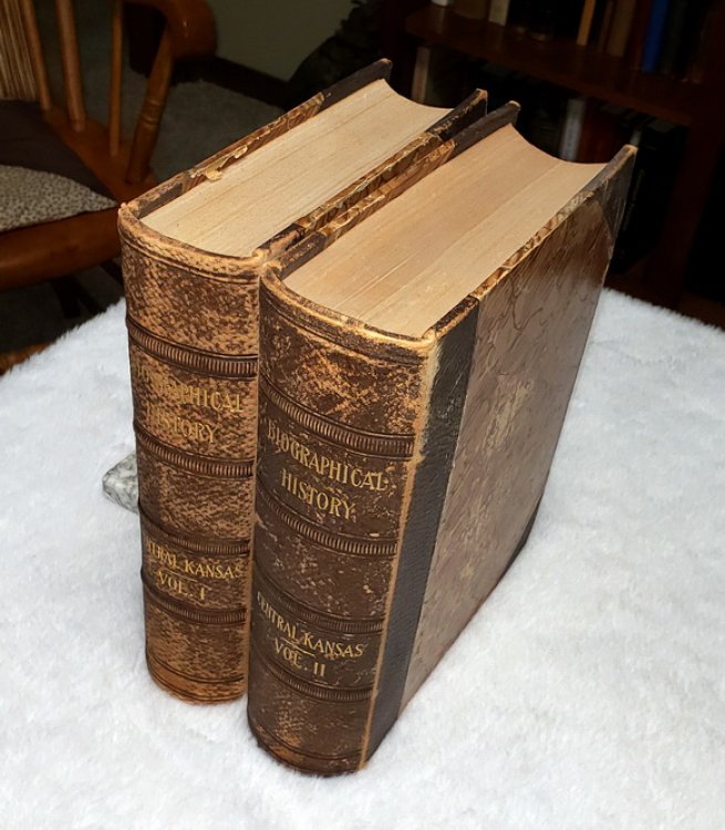 A Biographical History of Central Kansas (Two Volumes)