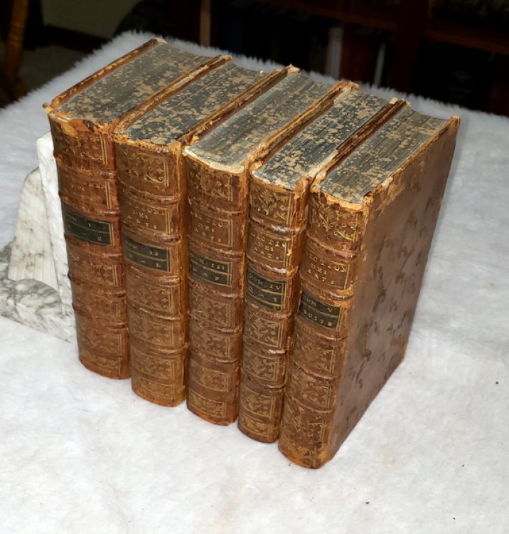 Dictionnaire Raisonne Universel Des Arts et Metiers Contenant P Histoire, La Description, La Police Des Fabriques & Manufactures De France & Des Pays Etrangers (Five Volumes)