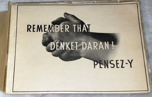 Remembert That Denket Daran! Pensez-y [A Guide through the memorial Sites of the Former Concentration Camp Dachau]