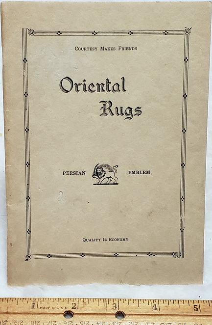 Oriental Rugs: Rugs of the Orient and Their Characteristics