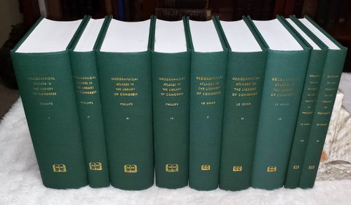 A List of Geographical Atlases in the Library of Congress (9 Volumes)