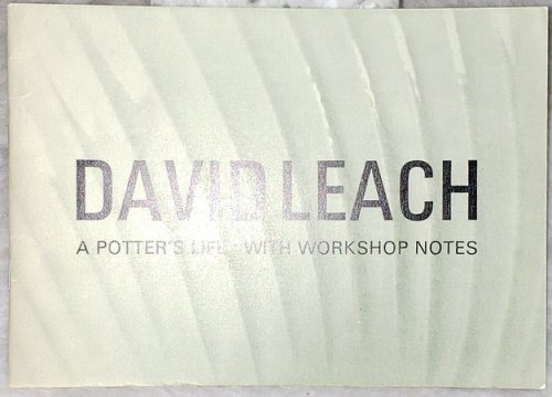 David Leach: A Monograph, 1977