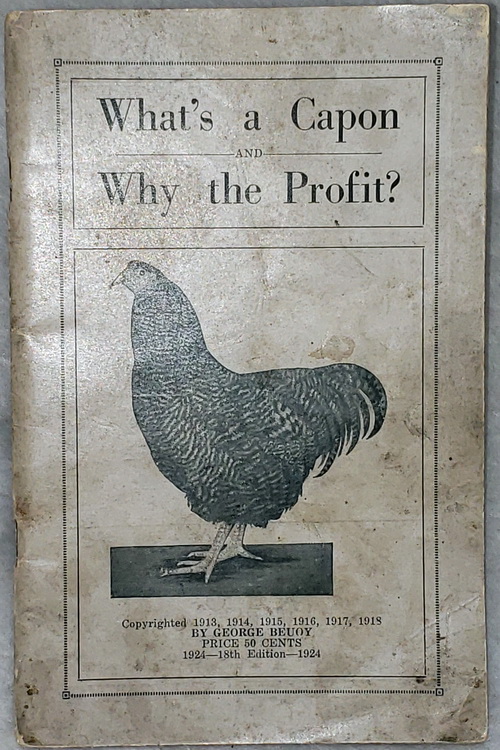 What's a Capon and Why the Profit
