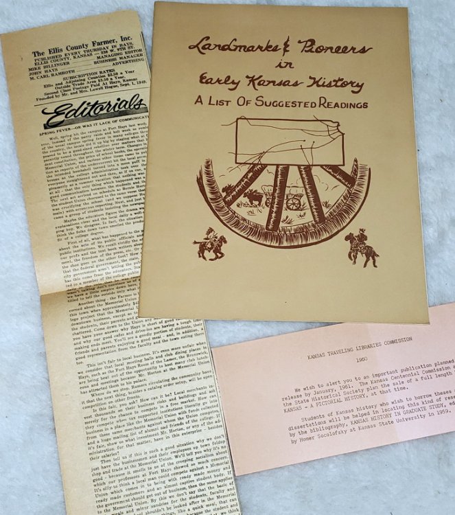 Landmarks and Pioneers In Early Kansas History: A List of Suggested Readings