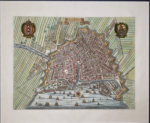 [Map] Amsterdam met d'uytlegging van t'Jaer 1613