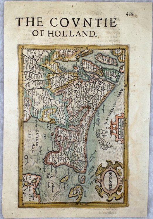 [Map] The Countie of Holland