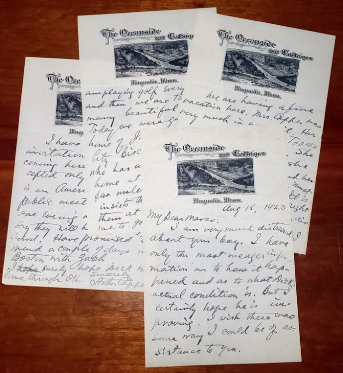 Four Page Manuscript Letter on 