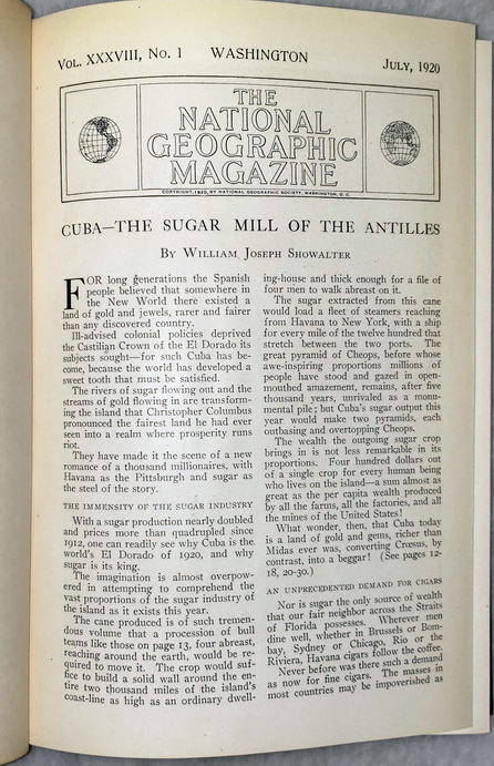 The National Geographic Magazine, Vol. XXXVIII (38), No. 1 - No. 6 (July - December, 1920)