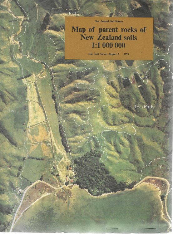 Map of Parent Rocks of New Zealand Soils 1: 1 000 000; NZ soil survey report 5, 1973.