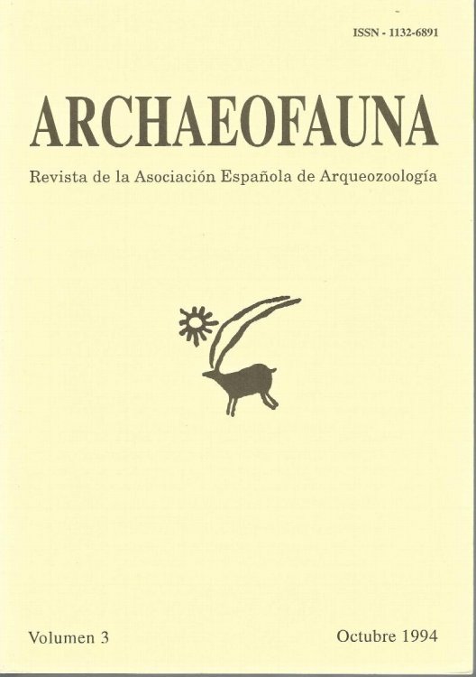 Archaeofauna. Revista de la Asociacion Espanola de Arqueozoologia. Volumen 3.