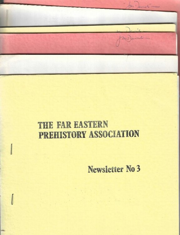 The Far Eastern Prehistory Association Newsletter, No. 1,2,3,4,5,6.