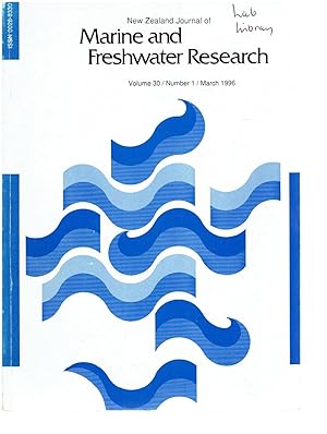 New Zealand Journal of Marine and Freshwater Research, Volume 30, Number 1, March 1996.
