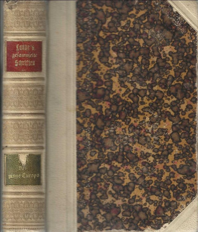 Das junge Europa. Roman in drei Buchern. In zwei Banden (2 volumes bound in one. Complete) (Laube's gesammelte Schriften)