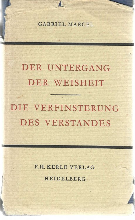 Der Untergang der Weisheit. Die Verfinsterung des Verstandes.