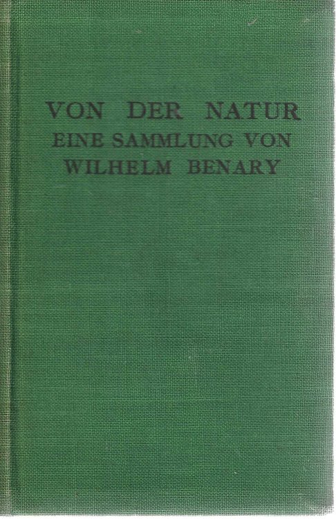 Von der Natur. Eine Sammlung