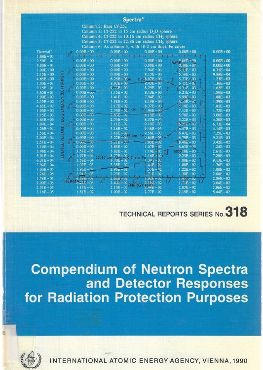 Compendium of Neutron Spectra and Detector Responses for Radiation Protection Purposes (TECHNICAL REPORTS SERIES No. 318 INTERNATIONAL ATOMIC ENERGY AGENCY)